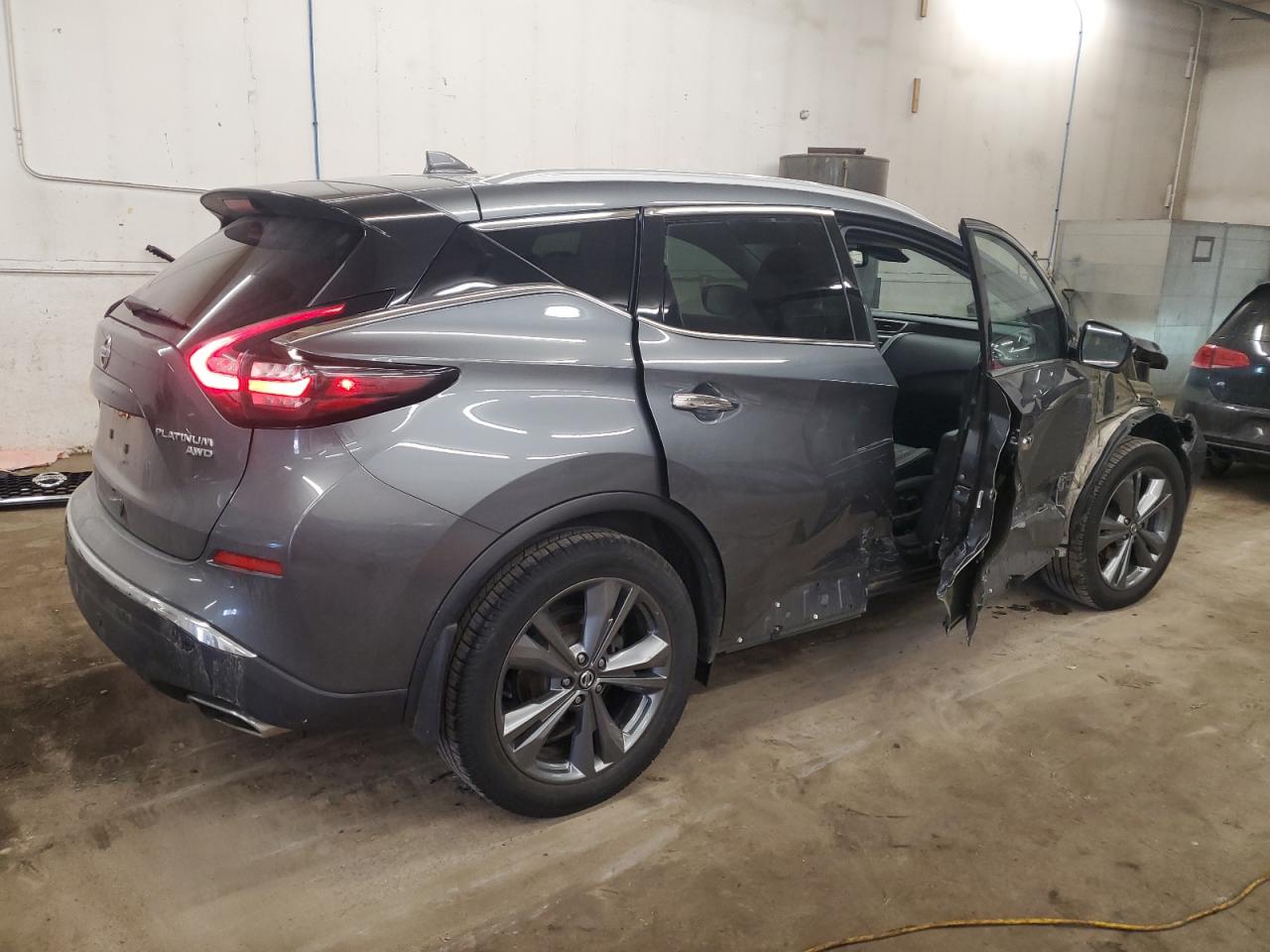 2020 Nissan Murano VIN 5N1AZ2DS2LN116773 Copart auction photo, side / front end damage thumbnail 3