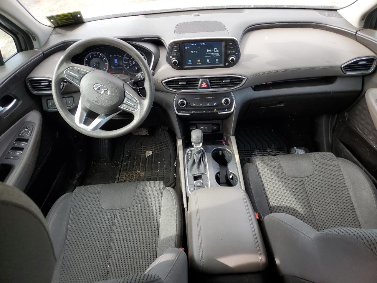 2020 Hyundai Santa Fe VIN 5NMS2CAD3LH174042 Copart auction photo, water/flood damage thumbnail 8