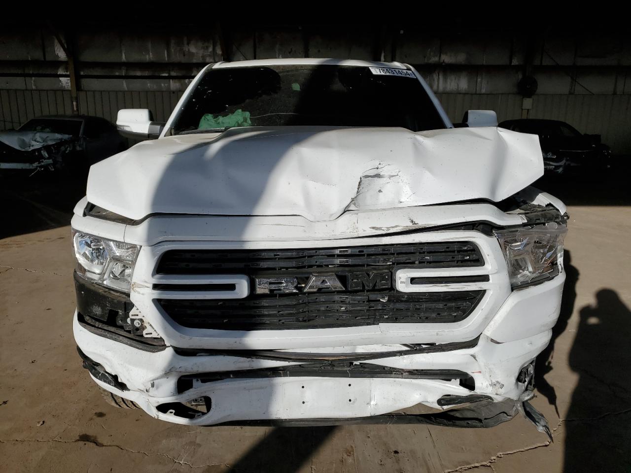 2020 RAM 1500 VIN 1C6RREFT7LN338053 Copart auction photo, front end damage thumbnail 5