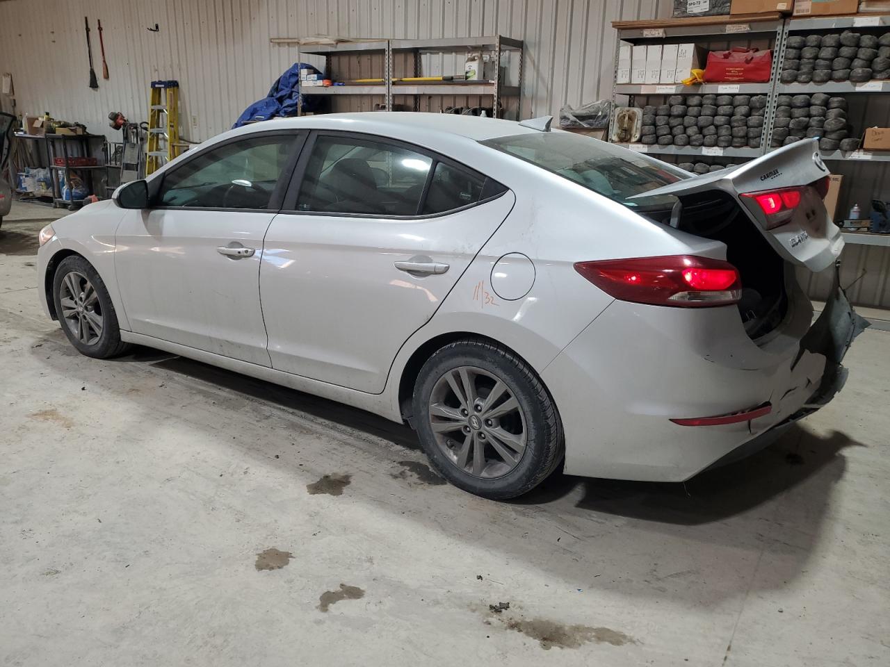 2017 Hyundai Elantra VIN 5NPD84LF7HH025199 Copart auction photo, rear end damage thumbnail 2
