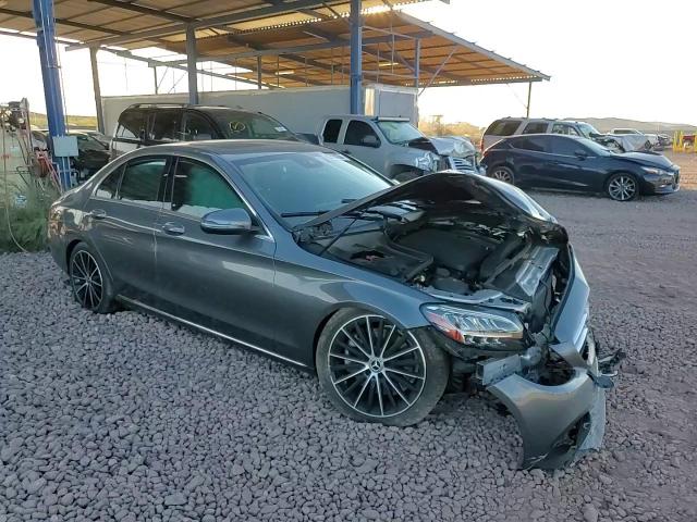 2021 Mercedes-Benz C-klasse VIN W1KWF8DB8MR609315 Copart auction photo, front end / side damage thumbnail 10