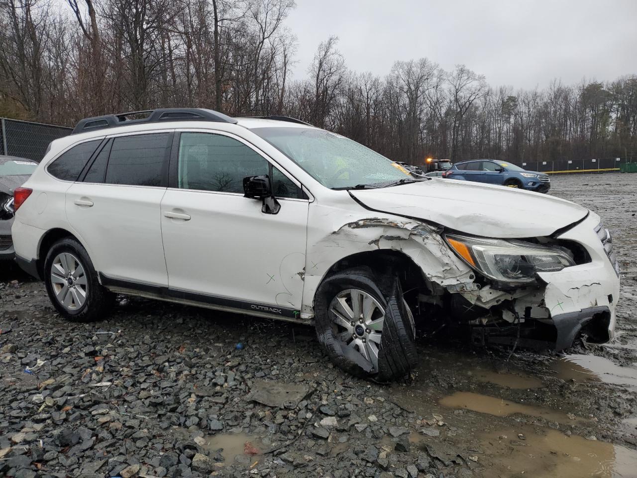 2015 Subaru Outback VIN 4S4BSACC0F3217629 Copart auction photo, front end / undercarriage damage thumbnail 4