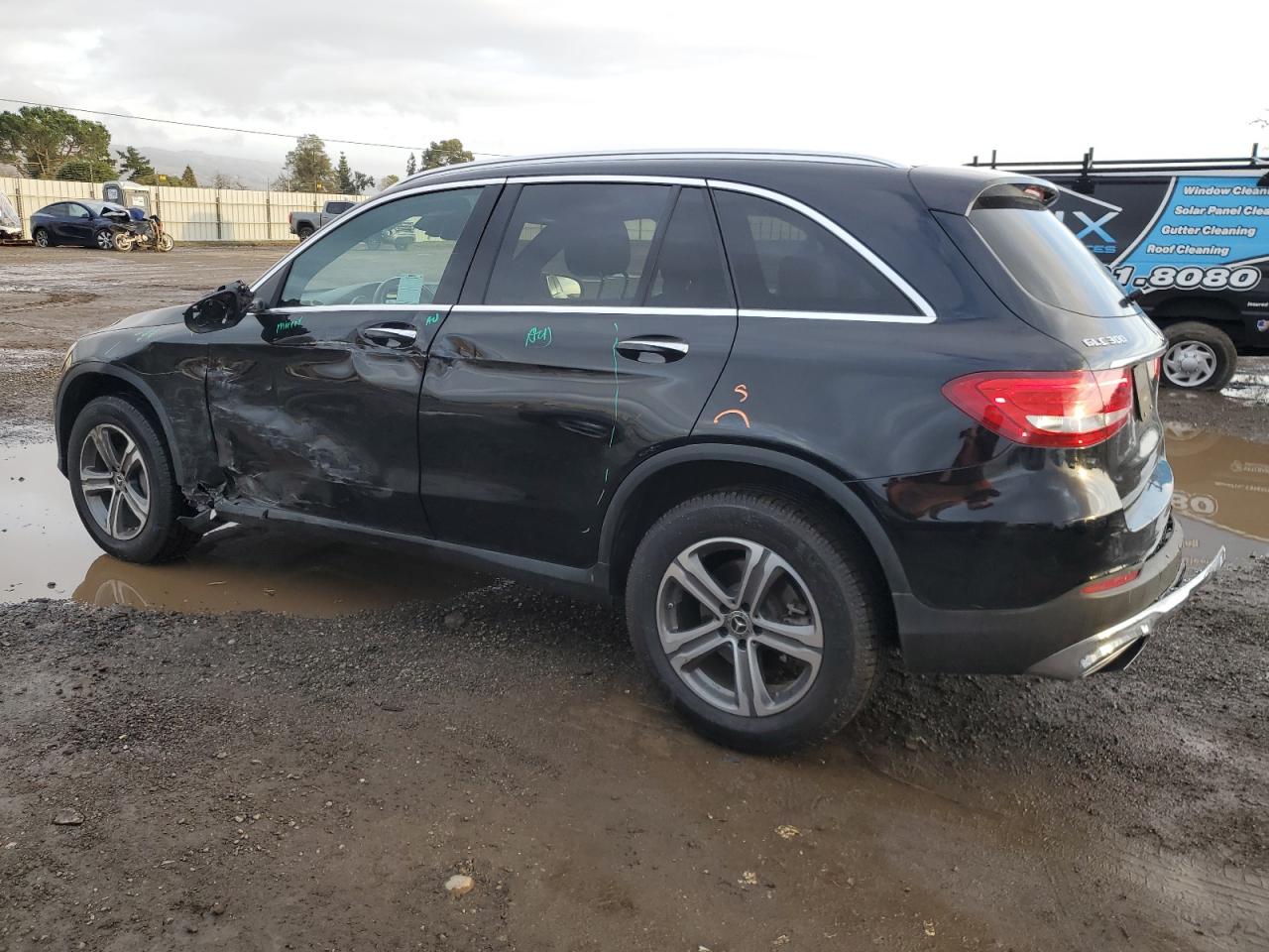 2018 Mercedes-Benz GLC VIN WDC0G4KB8JV093415 Copart auction photo, all over damage thumbnail 2