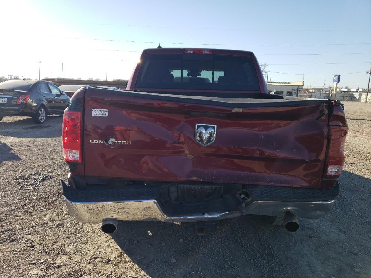 2017 RAM 1500 VIN 1C6RR6LT5HS847948 Copart auction photo, rear end damage thumbnail 6
