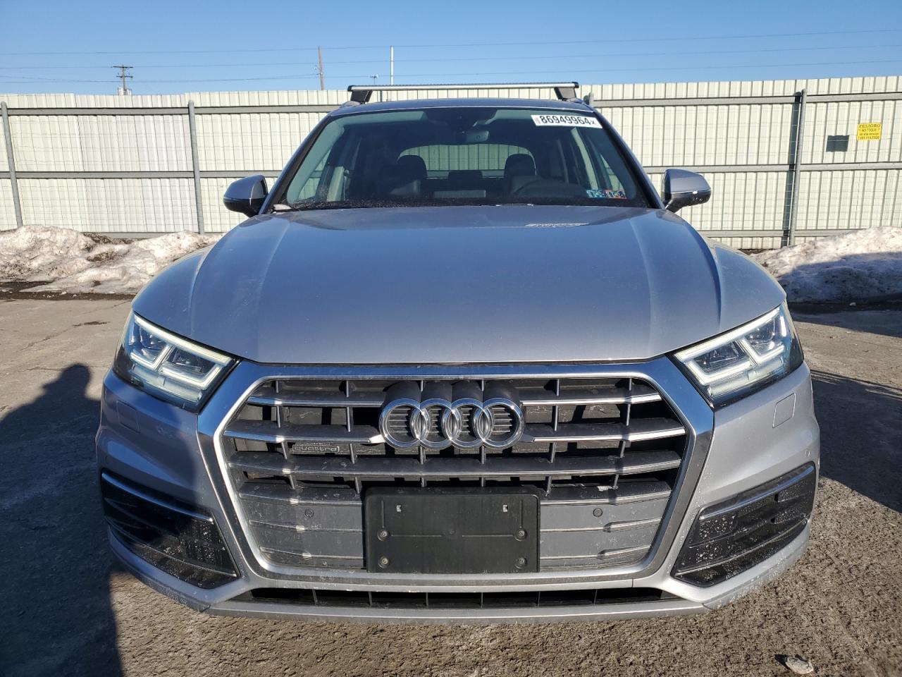 2018 Audi Q5 VIN WA1BNAFYXJ2201160 Copart auction photo, front end / side damage thumbnail 5