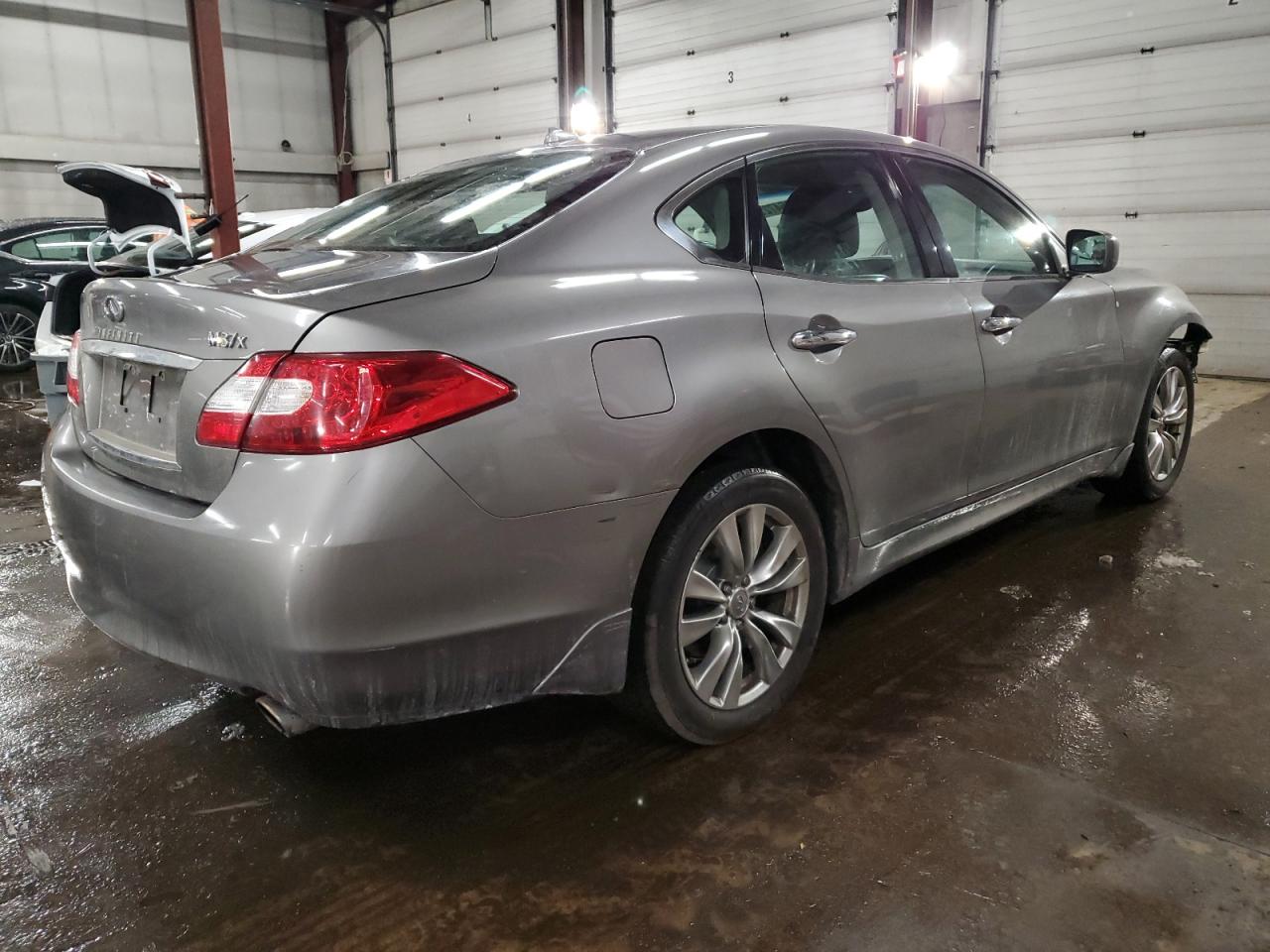 2011 Infiniti M VIN JN1BY1AR1BM376791 Copart auction photo, front end damage thumbnail 3