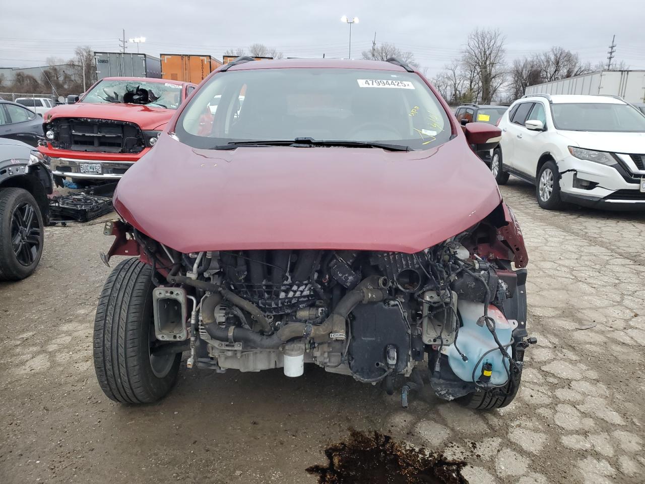 2019 Ford EcoSport VIN MAJ6S3GL4KC272032 Copart auction photo, front end / side damage thumbnail 5