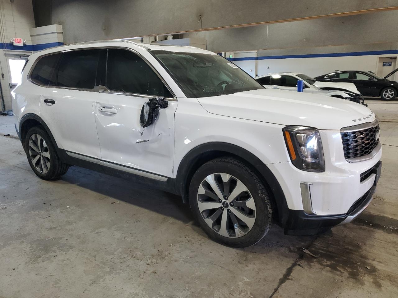2022 KIA Telluride VIN 5XYP34HCXNG212918 Copart auction photo, rollover damage thumbnail 4