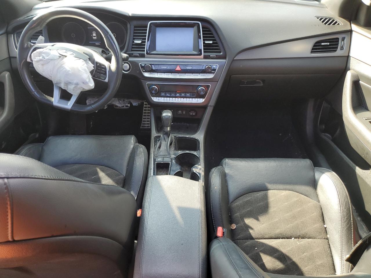 2018 Hyundai Sonata VIN 5NPE34AF6JH724349 Copart auction photo, front end / side damage thumbnail 8