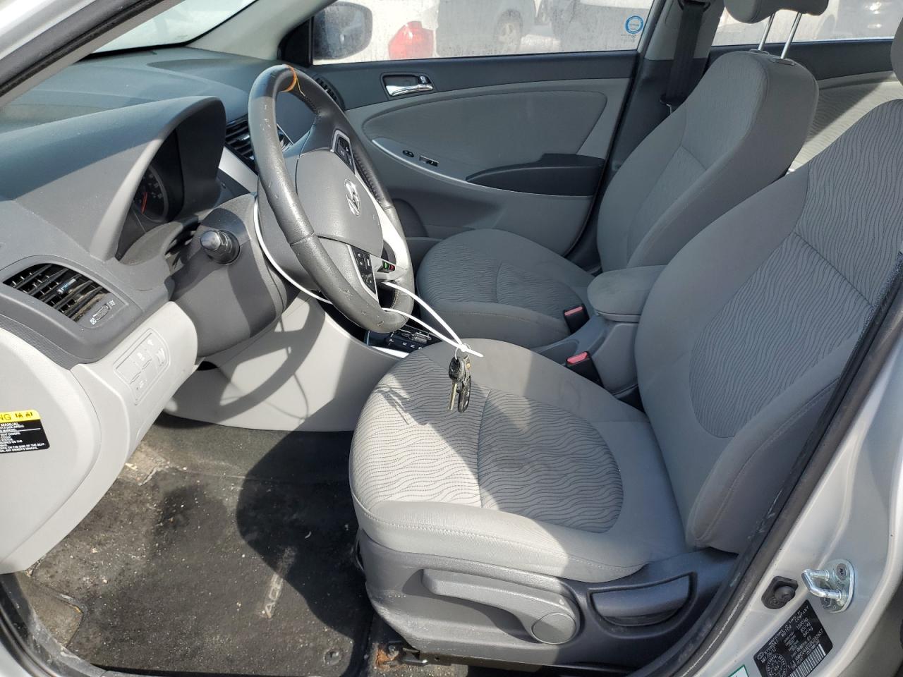 2013 Hyundai Accent VIN KMHCU4AE6DU282657 Copart auction photo, front end damage thumbnail 7