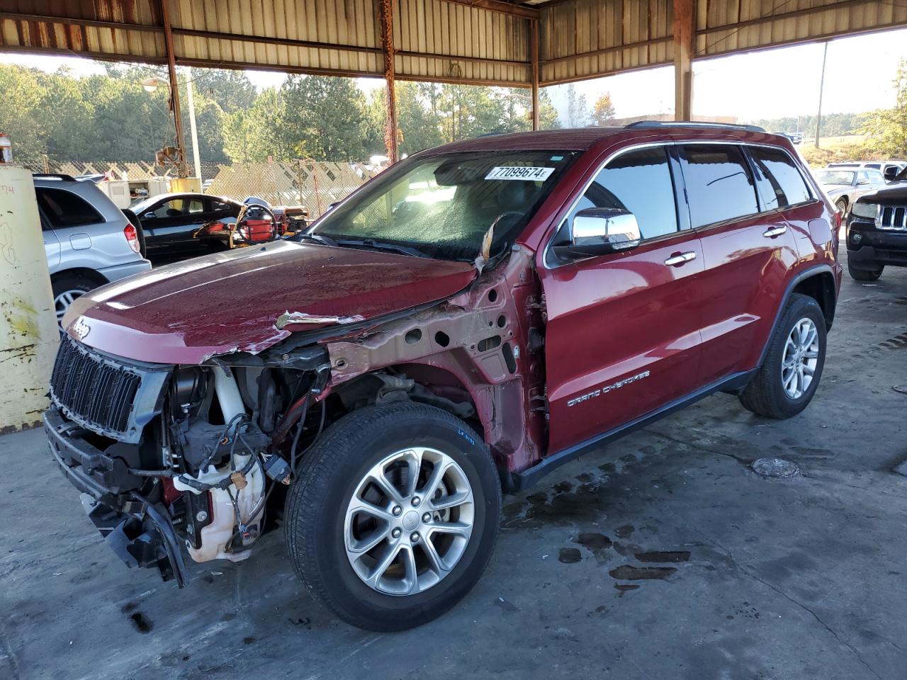 2014 Jeep Grand Cherokee VIN 1C4RJEBG8EC123837