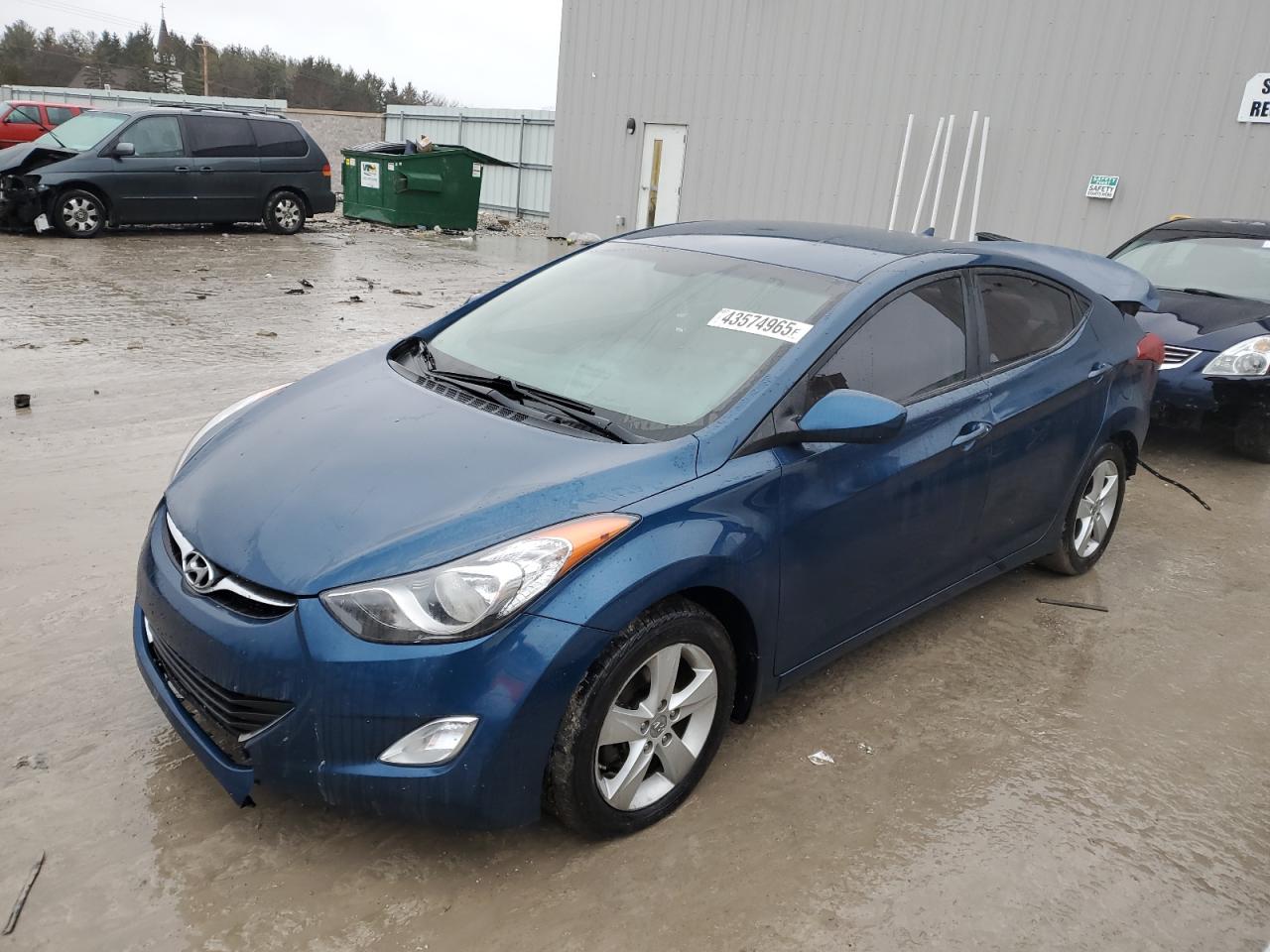 2013 Hyundai Elantra VIN KMHDH4AEXDU992332