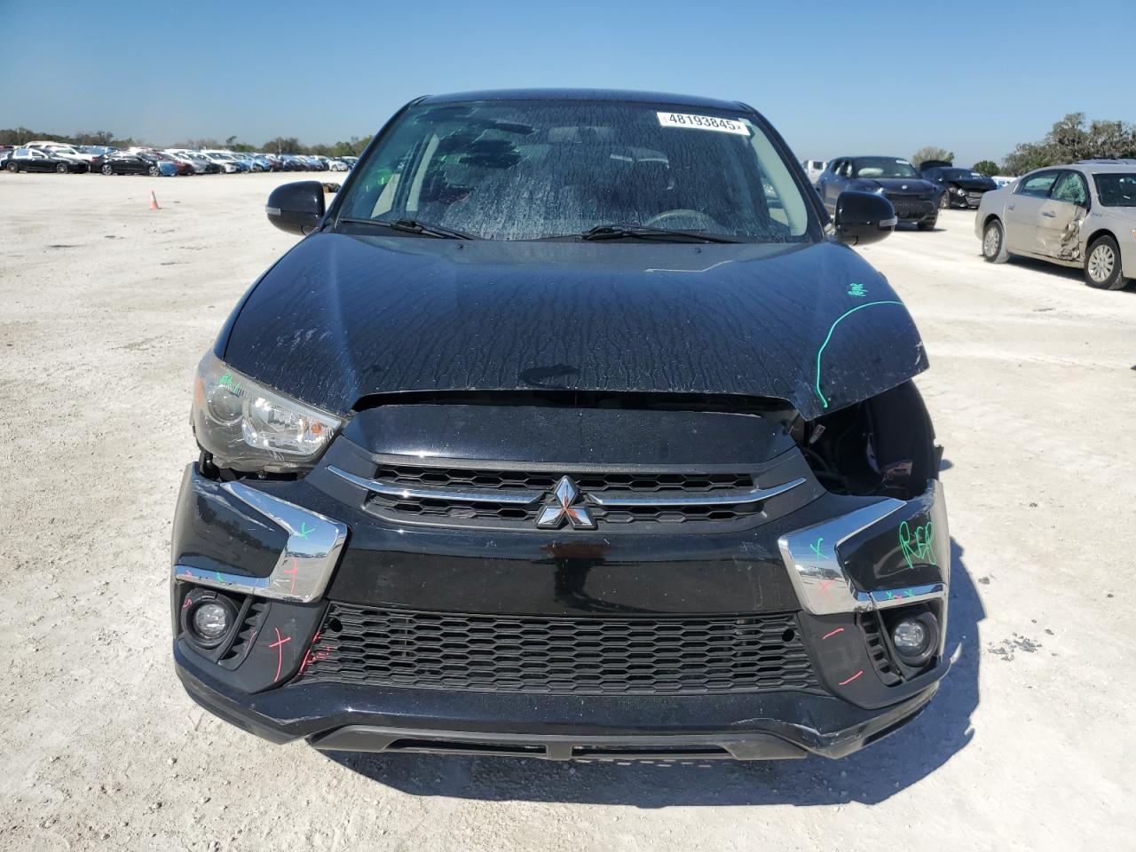 2018 Mitsubishi Outlander VIN JA4AP3AU2JU023903 Copart auction photo, front end / side damage thumbnail 5