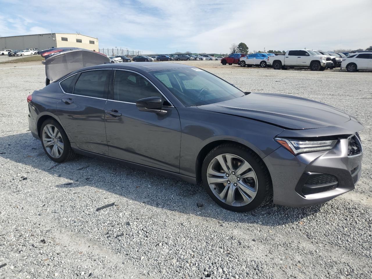 2021 Acura TLX VIN 19UUB6F47MA002693 Copart auction photo, rear end / front end damage thumbnail 4