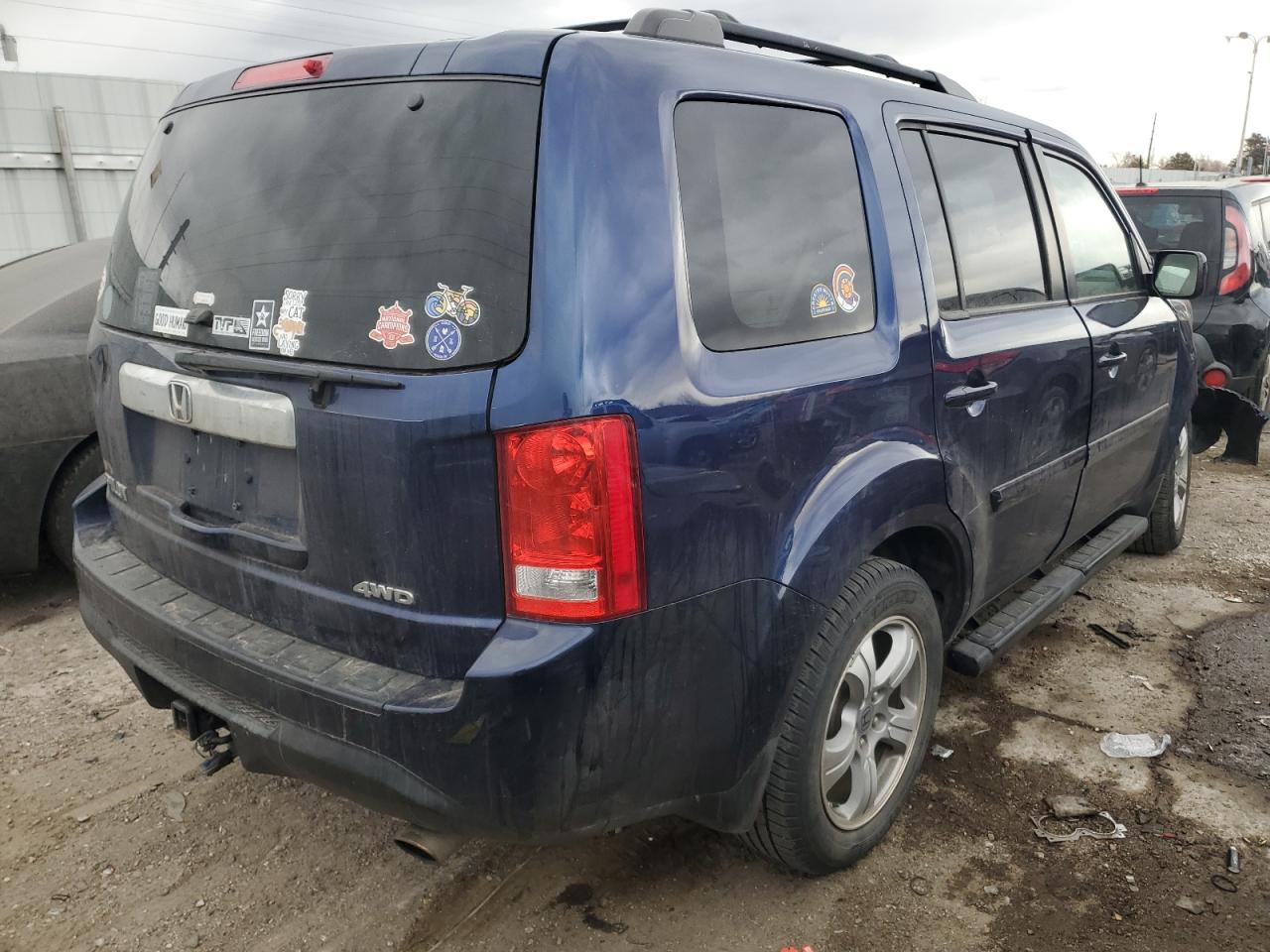 2015 Honda Pilot VIN 5FNYF4H55FB070774 Copart auction photo, front end damage thumbnail 3