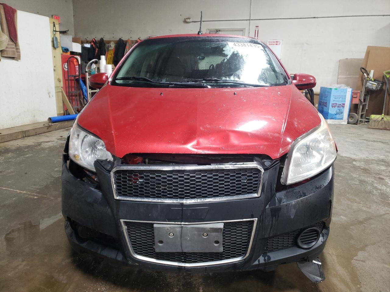 2011 Chevrolet Aveo VIN KL1TD6DE3BB185962 Copart auction photo, front end damage thumbnail 5