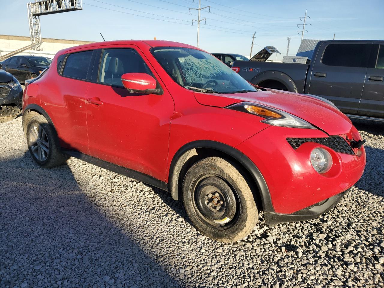 2016 Nissan Juke VIN JN8AF5MV0GT655276 Copart auction photo, front end damage thumbnail 4