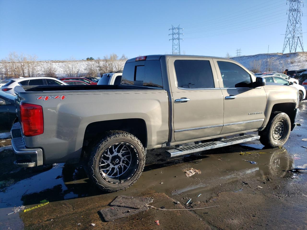 2017 Chevrolet Silverado VIN 3GCUKSEC6HG156786 Copart auction photo, front end / hail damage thumbnail 3