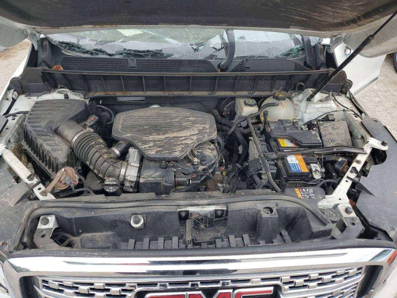 2018 GMC Acadia VIN 1GKKNXLS8JZ120033 Copart auction photo, all over / undercarriage damage thumbnail 13