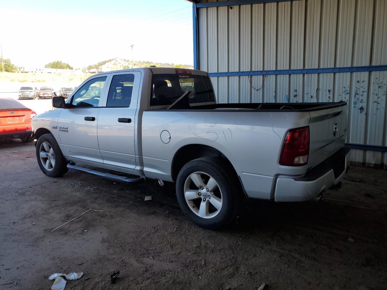 2014 RAM 1500 VIN 1C6RR7FT4ES400010 Copart auction photo, front end / side damage thumbnail 2
