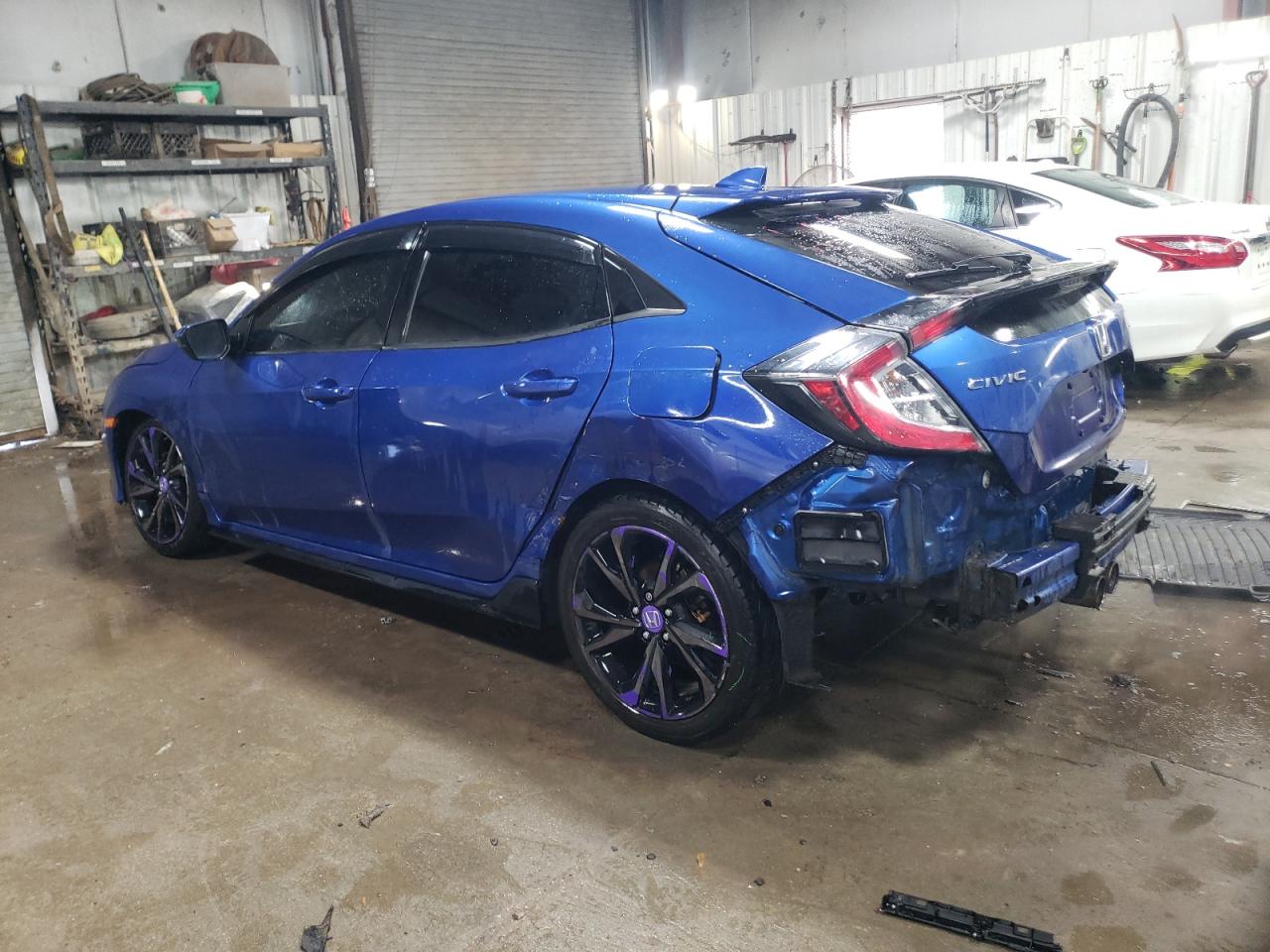 2018 Honda Civic VIN SHHFK7H44JU233949 Copart auction photo, rear end / front end damage thumbnail 2