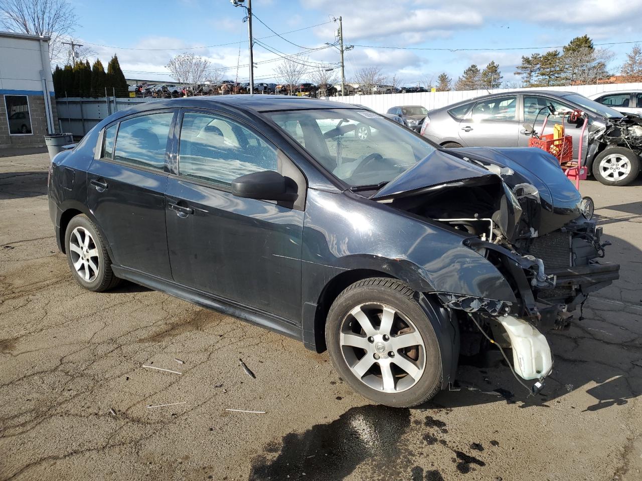 2012 Nissan Sentra VIN 3N1AB6AP1CL763359 Copart auction photo, front end damage thumbnail 4