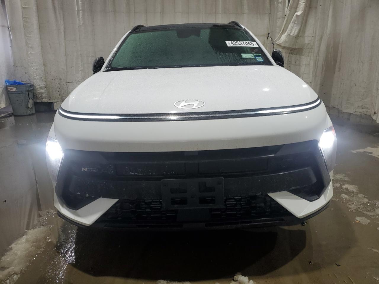 2024 Hyundai Kona VIN KM8HACA30RU040462 Copart auction photo, side / rear end damage thumbnail 5