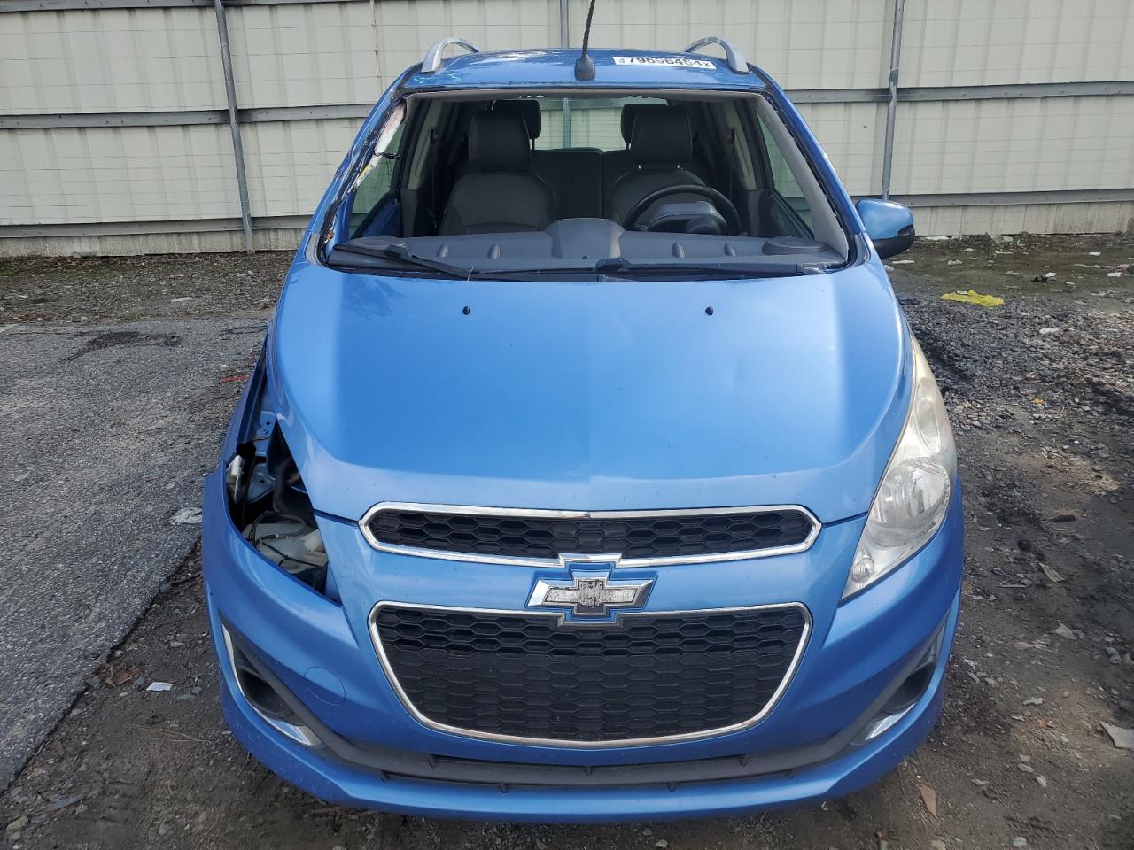 2014 Chevrolet Spark VIN KL8CF6S96EC423951 Copart auction photo, top/roof / front end damage thumbnail 5