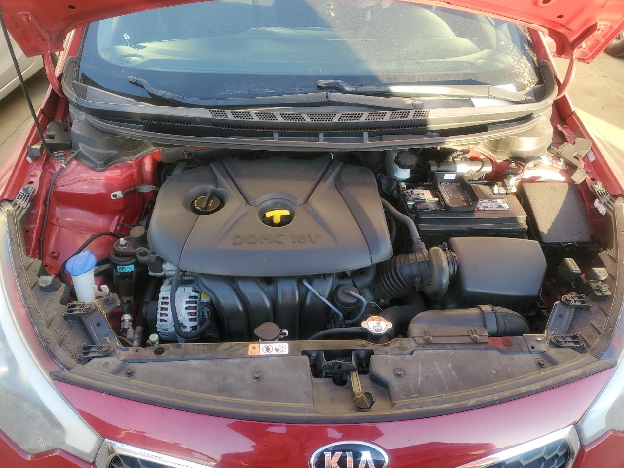 2016 KIA Forte VIN KNAFK4A65G5478004 Copart auction photo, all over damage thumbnail 11