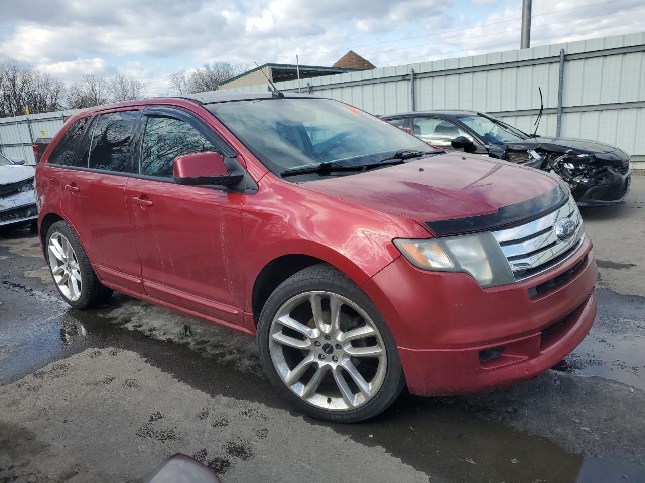 2009 Ford Edge VIN 2FMDK40C69BA82174 Copart auction photo, mechanical damage thumbnail 4