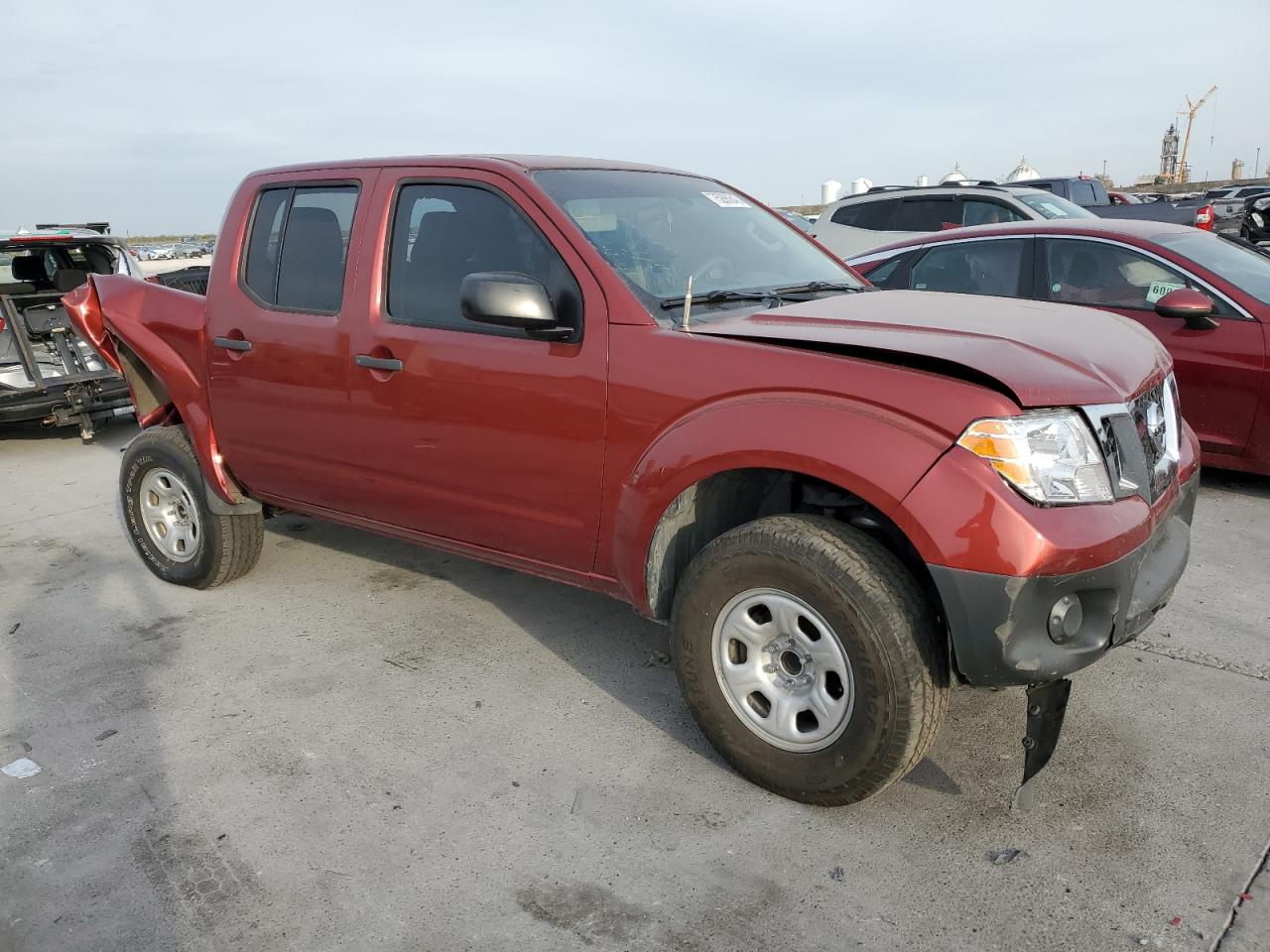 2015 Nissan Navara (Frontier) VIN 1N6AD0ER2FN734082 Copart auction photo, rear end / front end damage thumbnail 4
