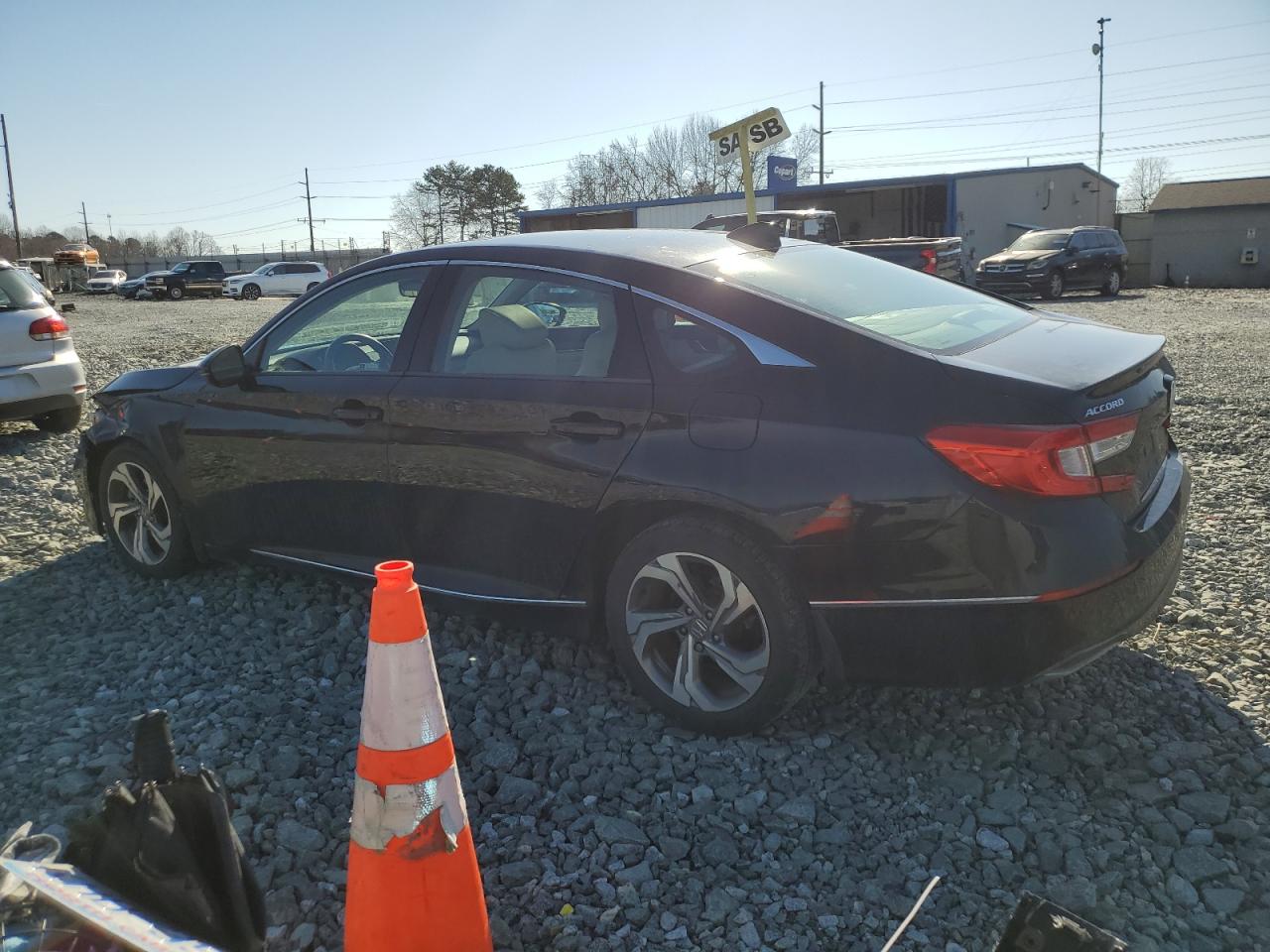 2018 Honda Accord VIN 1HGCV1F54JA114734 Copart auction photo, front end damage thumbnail 2