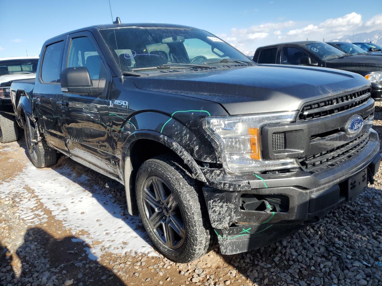 2018 Ford F-150 VIN 1FTEW1EG9JKF38573 Copart auction photo, side damage thumbnail 4