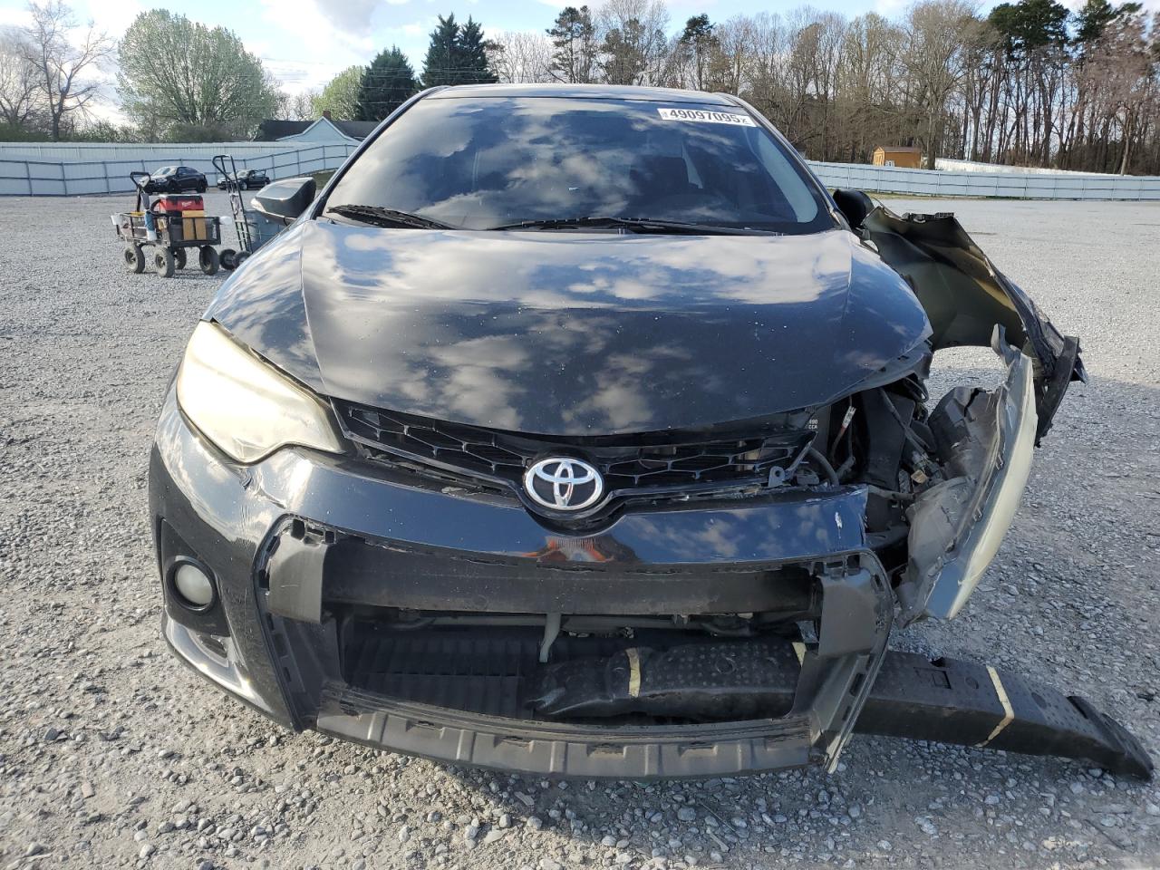 2015 Toyota Corolla VIN 2T1BURHE3FC326536 Copart auction photo, front end damage thumbnail 5