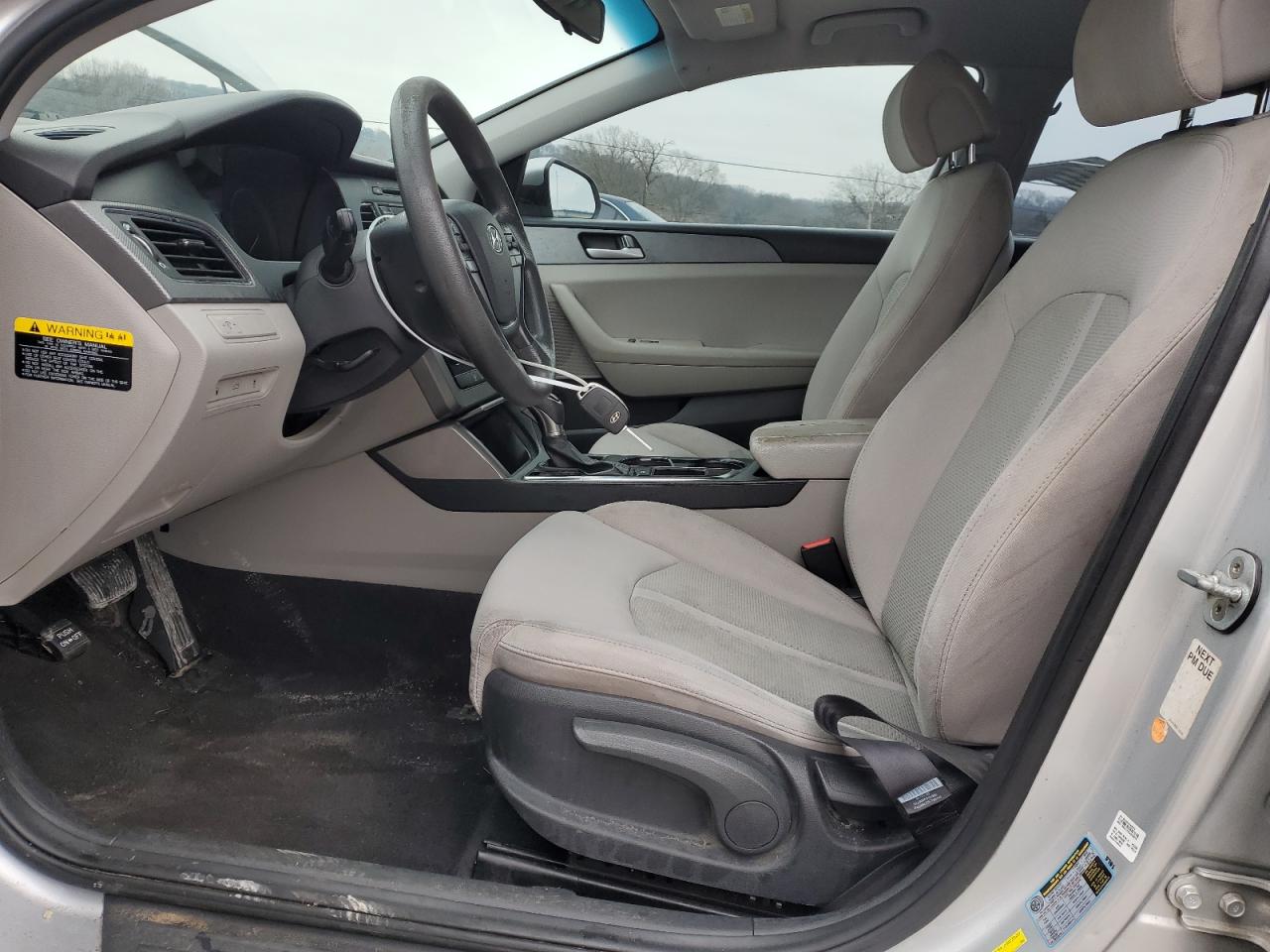 2017 Hyundai Sonata VIN 5NPE24AF5HH531459 Copart auction photo, front end damage thumbnail 7