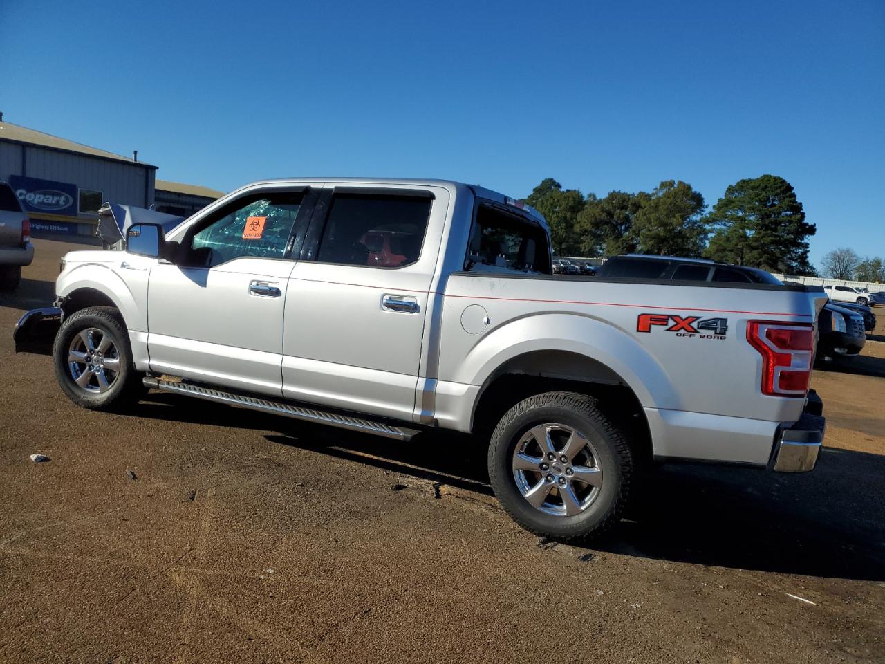 2018 Ford F-150 VIN 1FTEW1EG2JFA05750 Copart auction photo, front end / side damage thumbnail 2