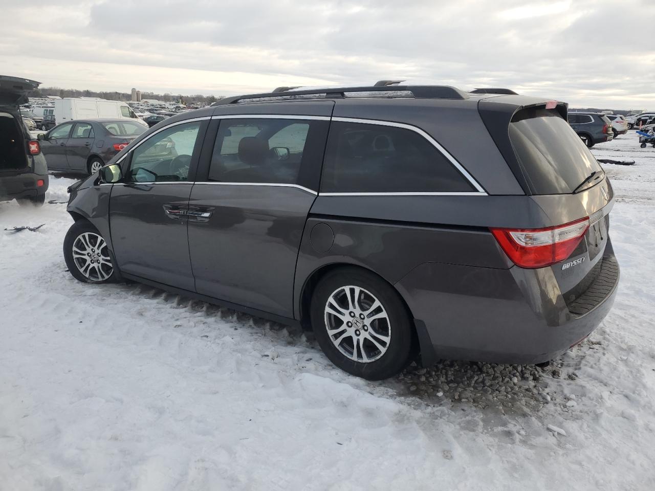 2012 Honda Odyssey VIN 5FNRL5H68CB034732 Copart auction photo, front end damage thumbnail 2