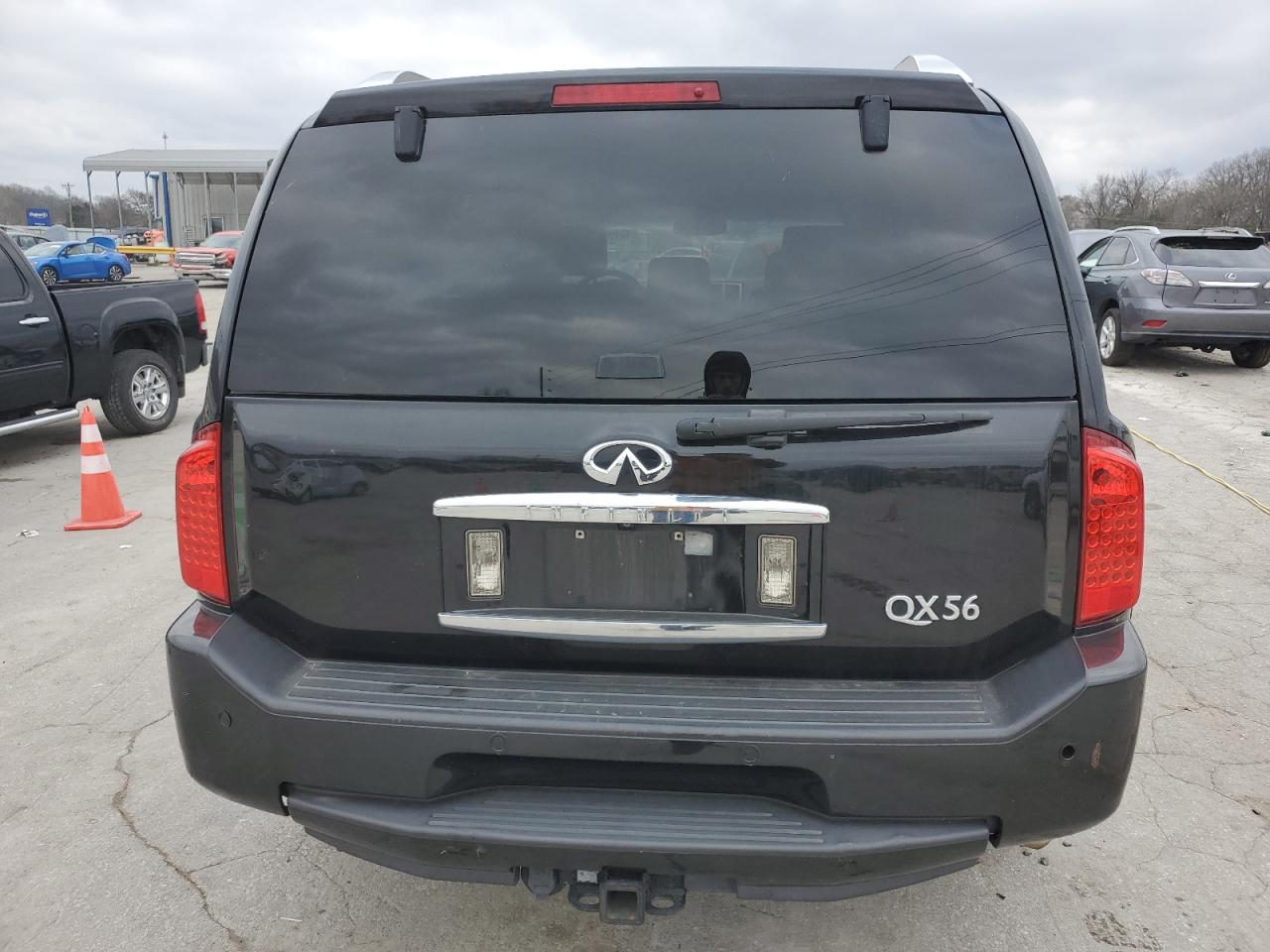 2010 Infiniti QX56 VIN 5N3ZA0NC7AN905320 Copart auction photo, front end / side damage thumbnail 6