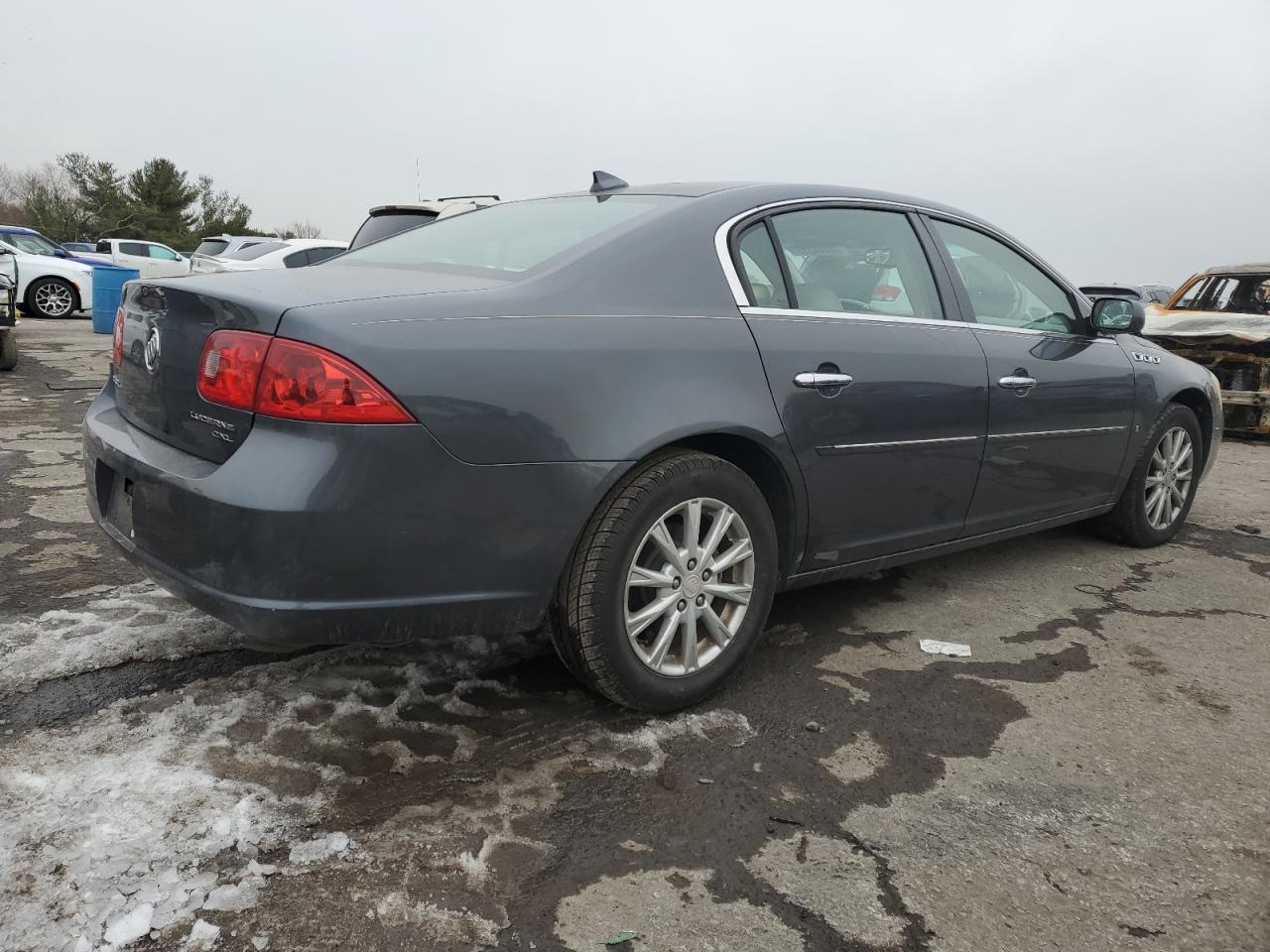 2009 Buick Lucerne VIN 1G4HD57189U127048 Copart auction photo, front end / rear end damage thumbnail 3