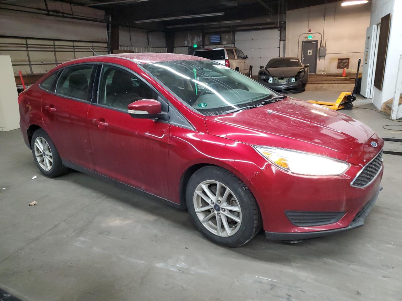 2017 Ford Focus VIN 1FADP3F28HL237388 Copart auction photo, side damage thumbnail 4