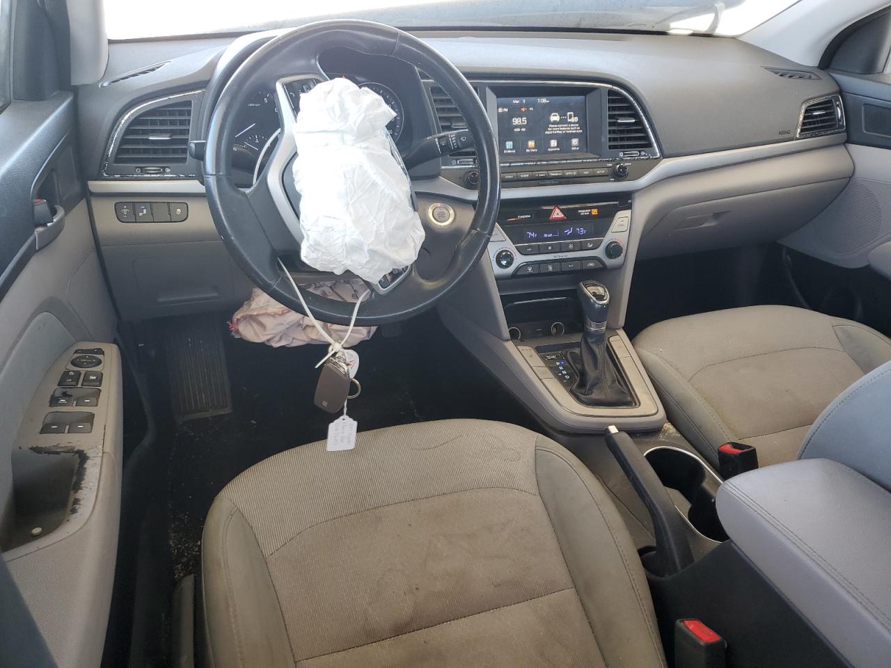 2017 Hyundai Elantra VIN 5NPD84LF9HH076283 Copart auction photo, front end damage thumbnail 8