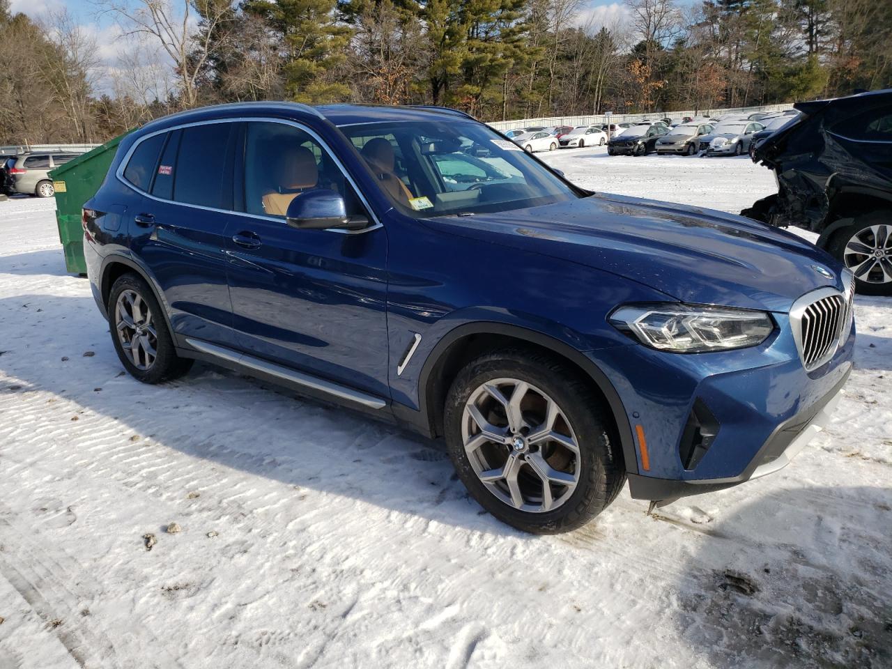 2023 BMW X3 VIN 5UX43DP08P9P42611 Copart auction photo, rear end damage thumbnail 4