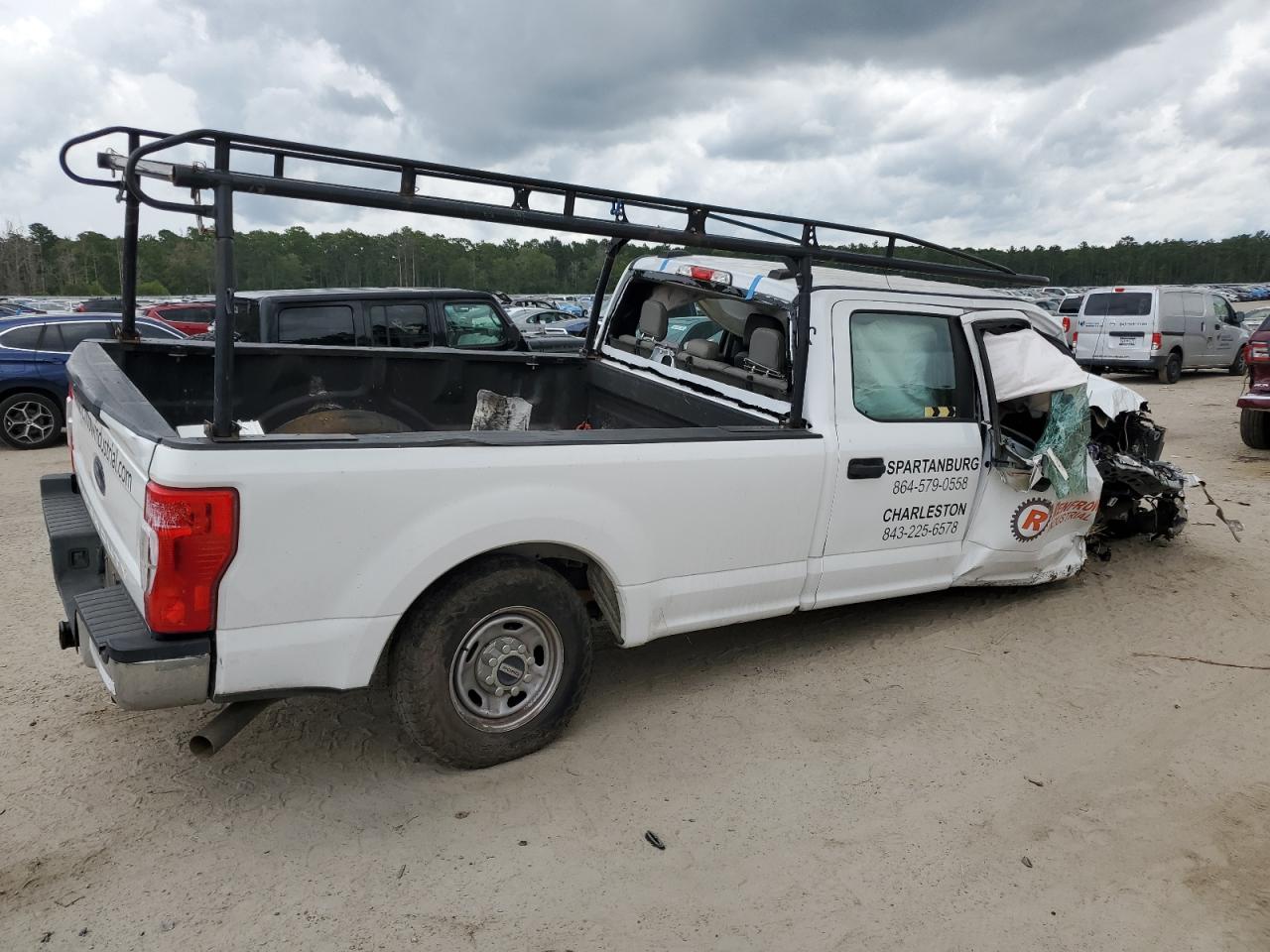 2020 Ford F250 VIN 1FT7W2A65LEE81978 Copart auction photo, front end damage thumbnail 3