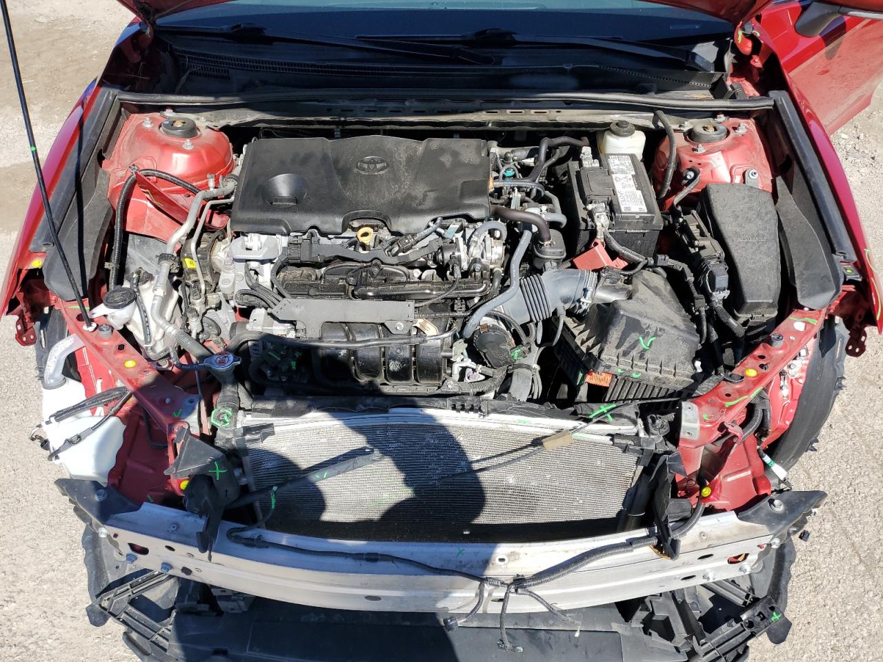2022 Toyota Camry VIN 4T1G11AK3NU027612 Copart auction photo, front end damage thumbnail 13