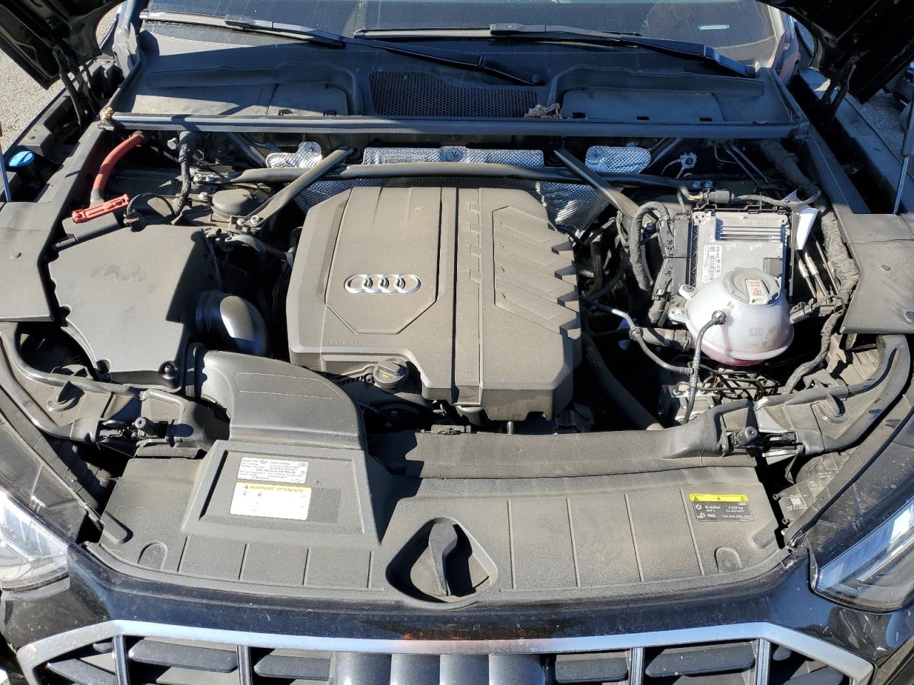 2023 Audi Q5 VIN WA1ABAFY6P2134540 Copart auction photo, front end / side damage thumbnail 12