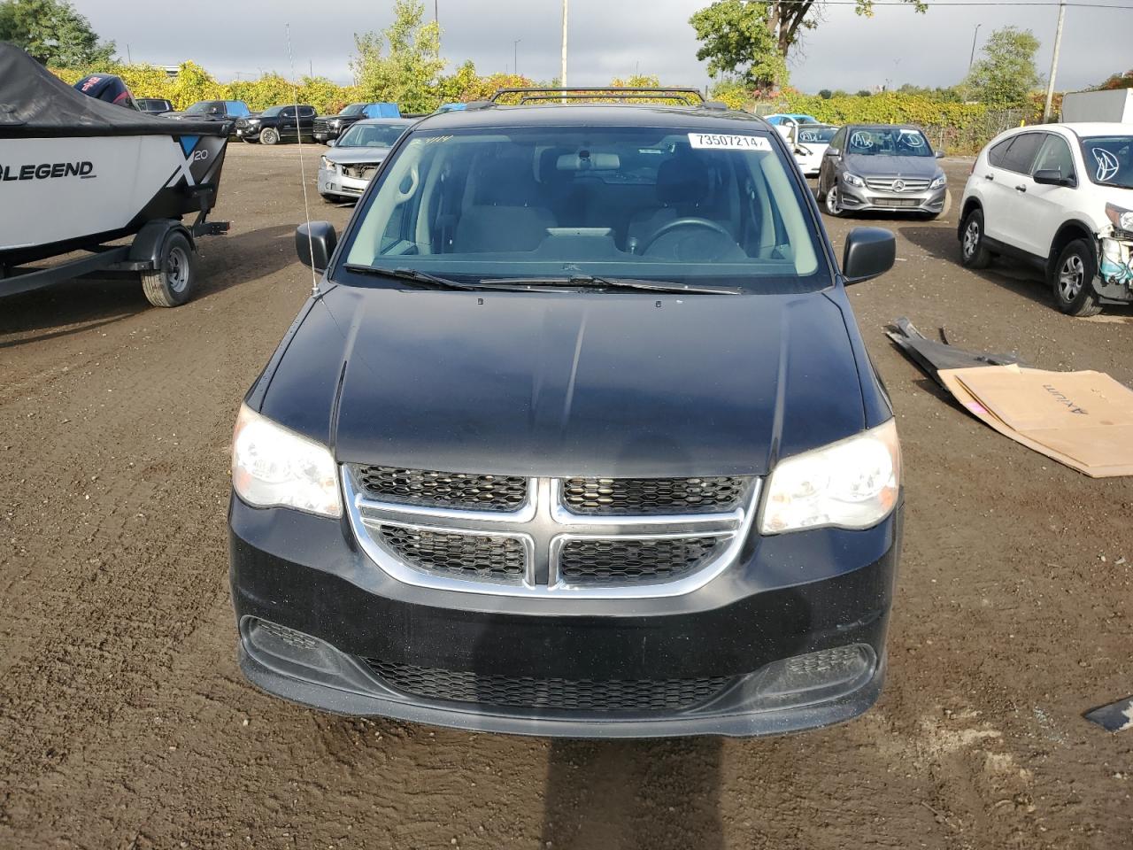 2014 Dodge Caravan VIN 2C4RDGBG5ER136619 Copart auction photo, rear end damage thumbnail 5