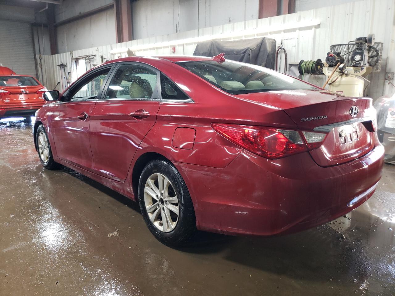 2013 Hyundai Sonata VIN 5NPEB4AC8DH741943 Copart auction photo, vandalism / minor dent/scratches damage thumbnail 2