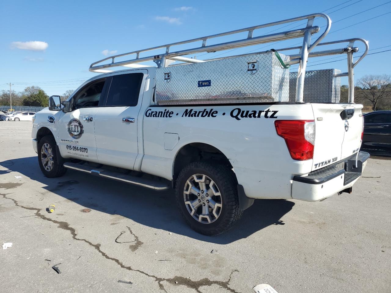 2016 Nissan Titan VIN 1N6BA1F45GN517407 Copart auction photo, burn - interior / rear end damage thumbnail 2