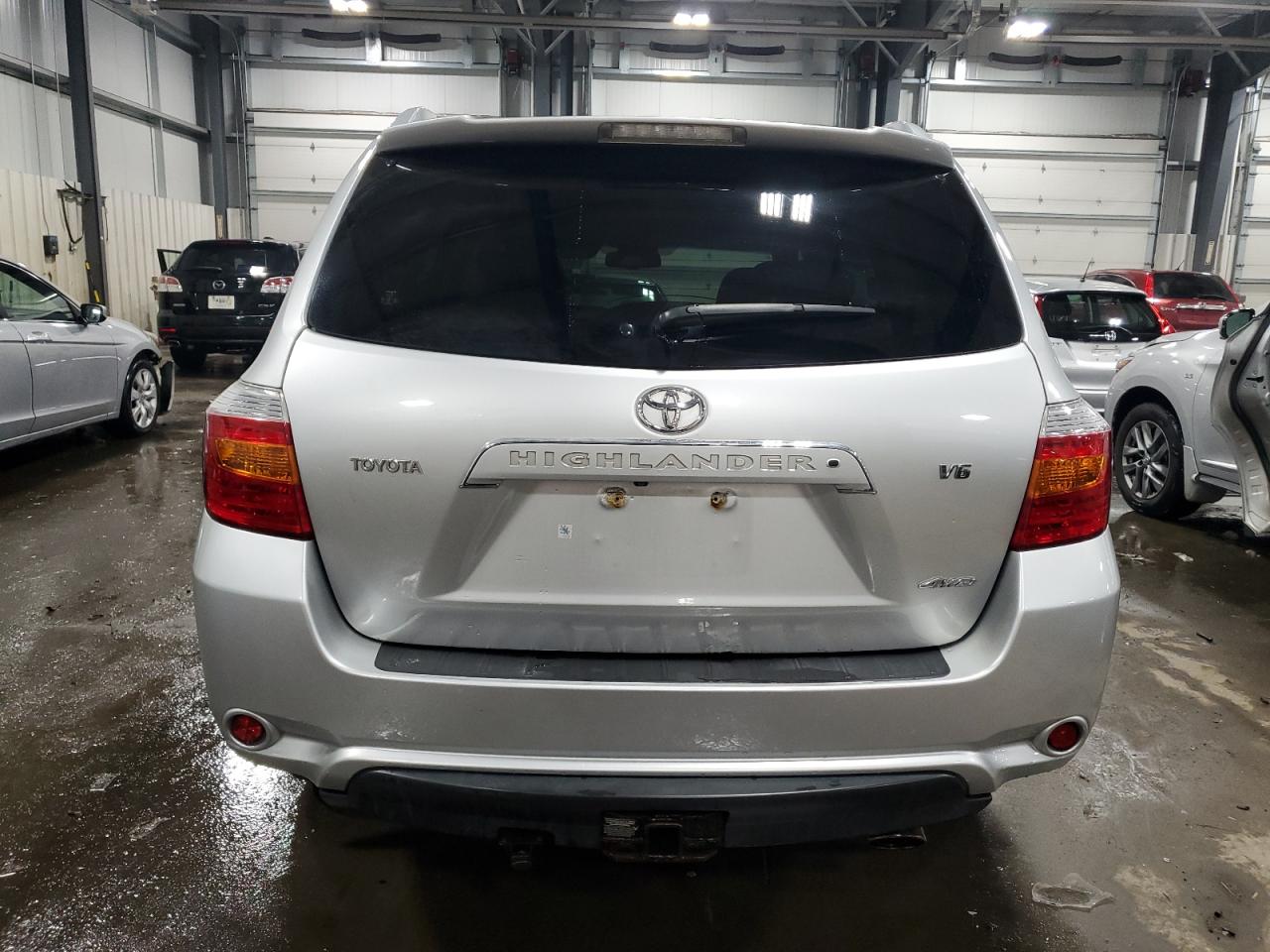 2008 Toyota Highlander VIN JTEES42A682052029 Copart auction photo, side / front end damage thumbnail 6