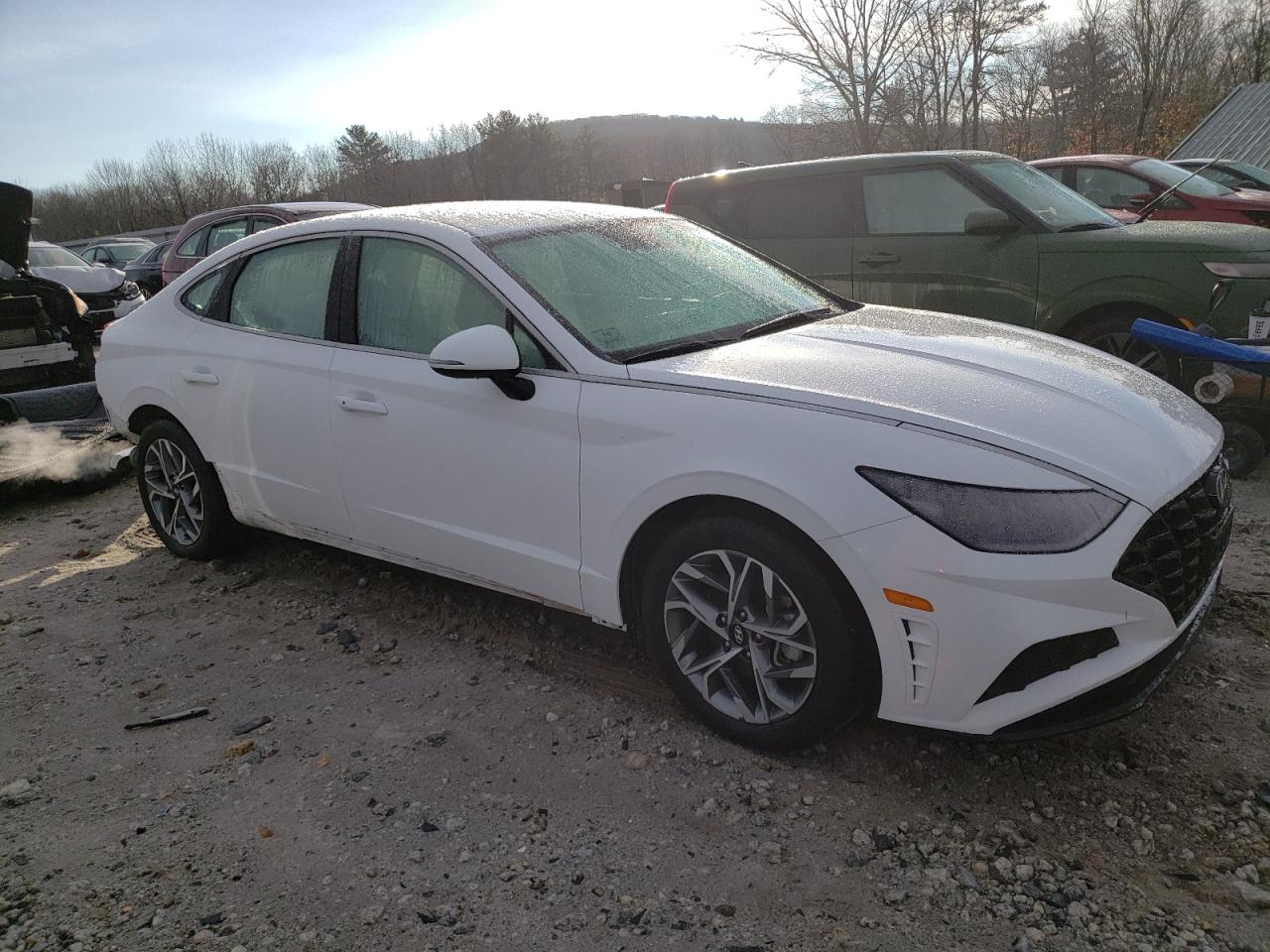 2023 Hyundai Sonata VIN KMHL64JA7PA329241 Copart auction photo, rear end / minor dent/scratches damage thumbnail 4